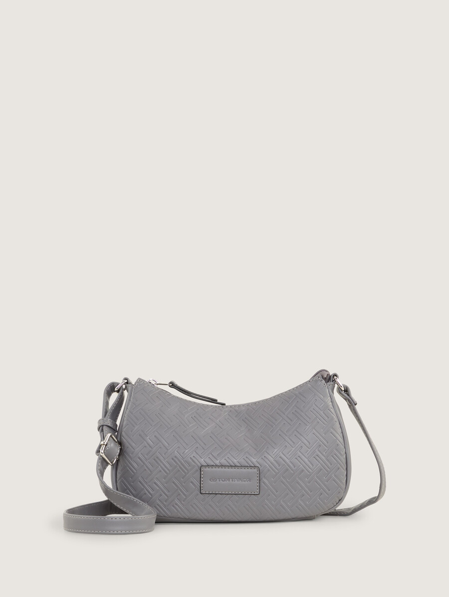bolso de hombro ttmirenda con logotipo en relieve