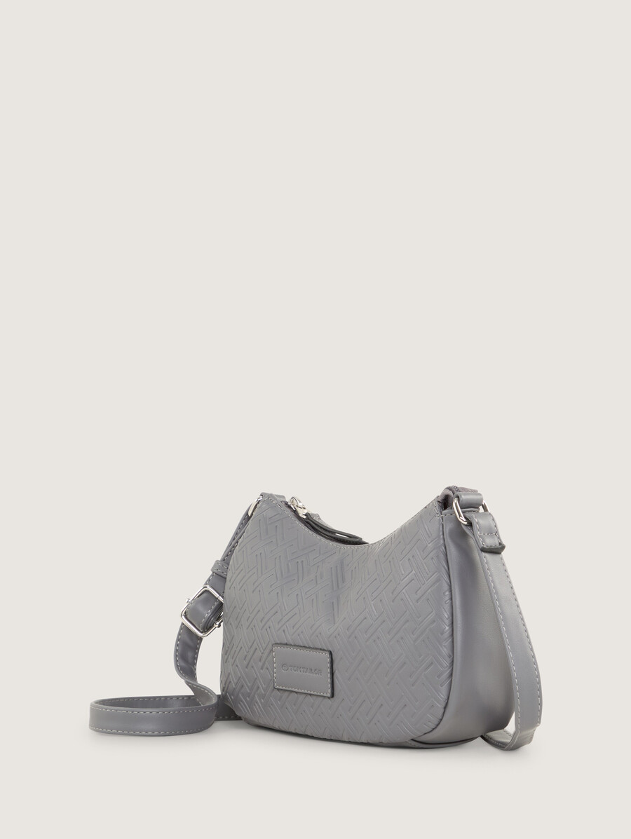 bolso de hombro ttmirenda con logotipo en relieve