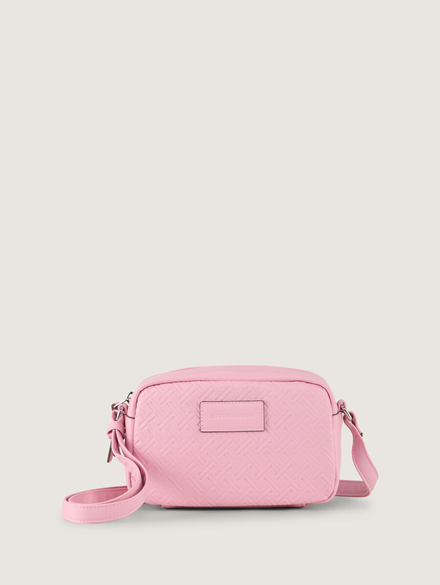 bolso de hombro ttmirenda con logotipo en relieve