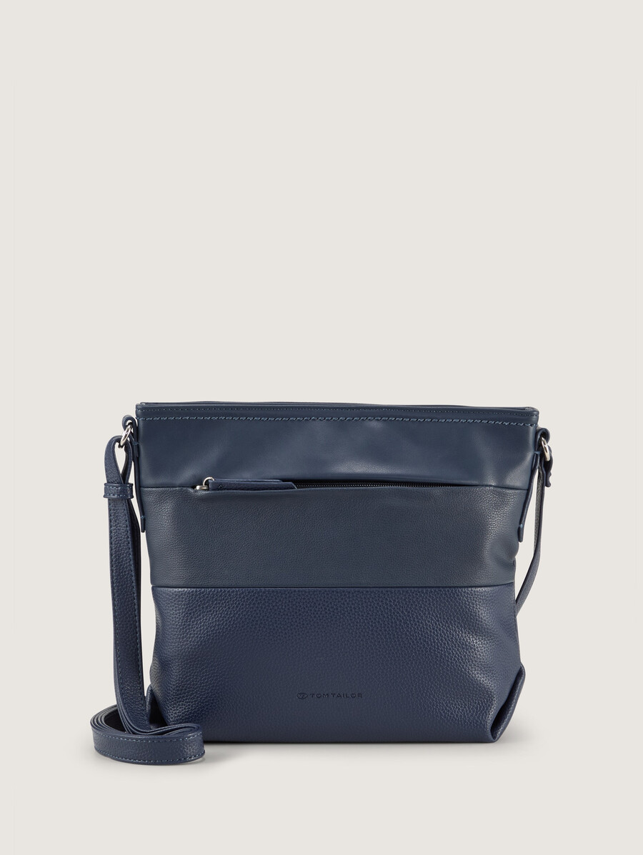 bolso de hombro ttnicolina m con mezcla de materiales