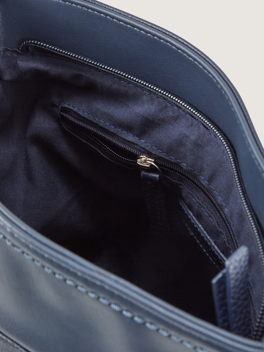 bolso de hombro ttnicolina m con mezcla de materiales