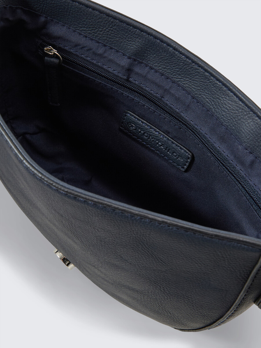 bolso de hombro ttnani con correa tejida estampada