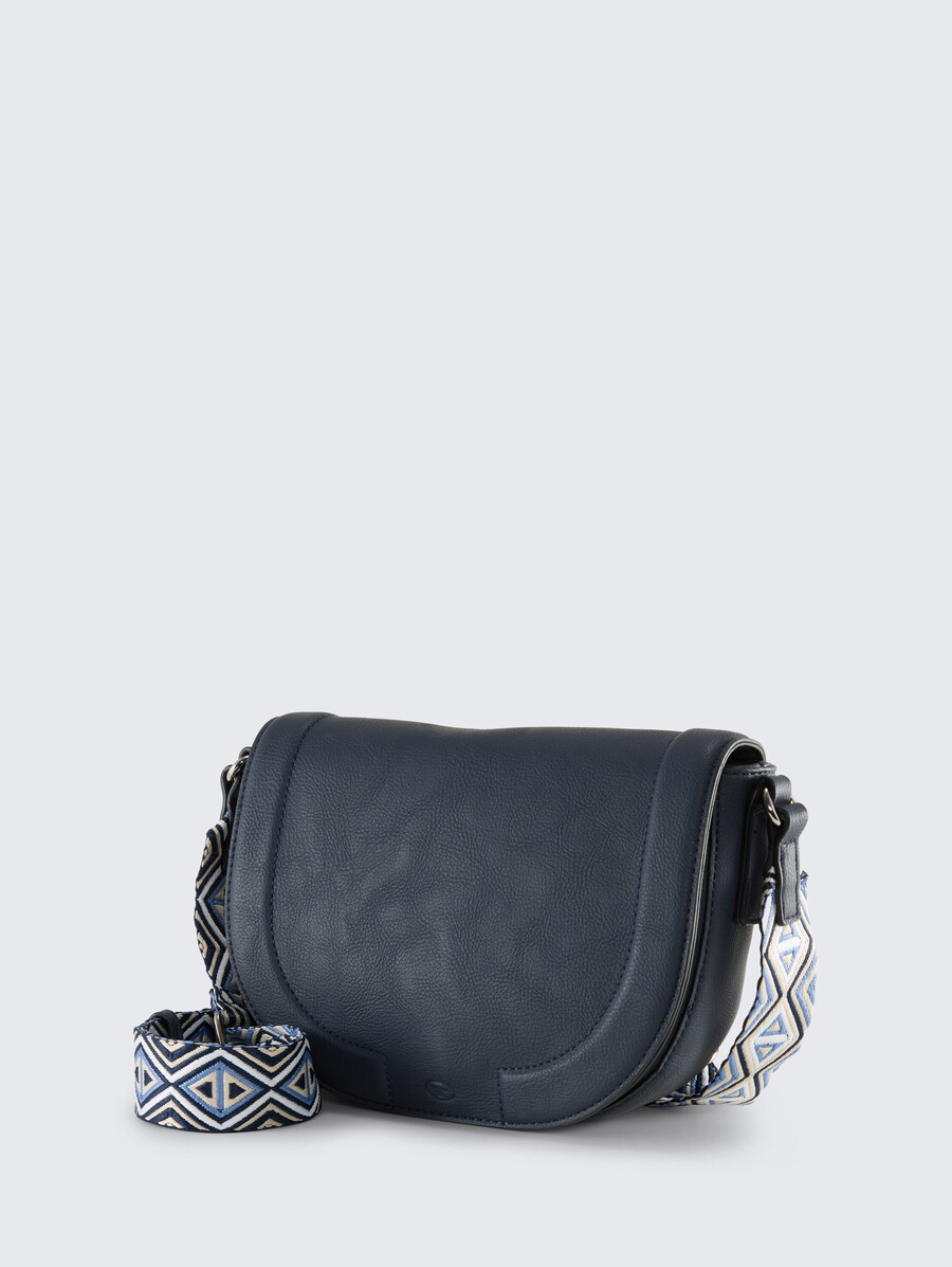 bolso de hombro ttnani con correa tejida estampada