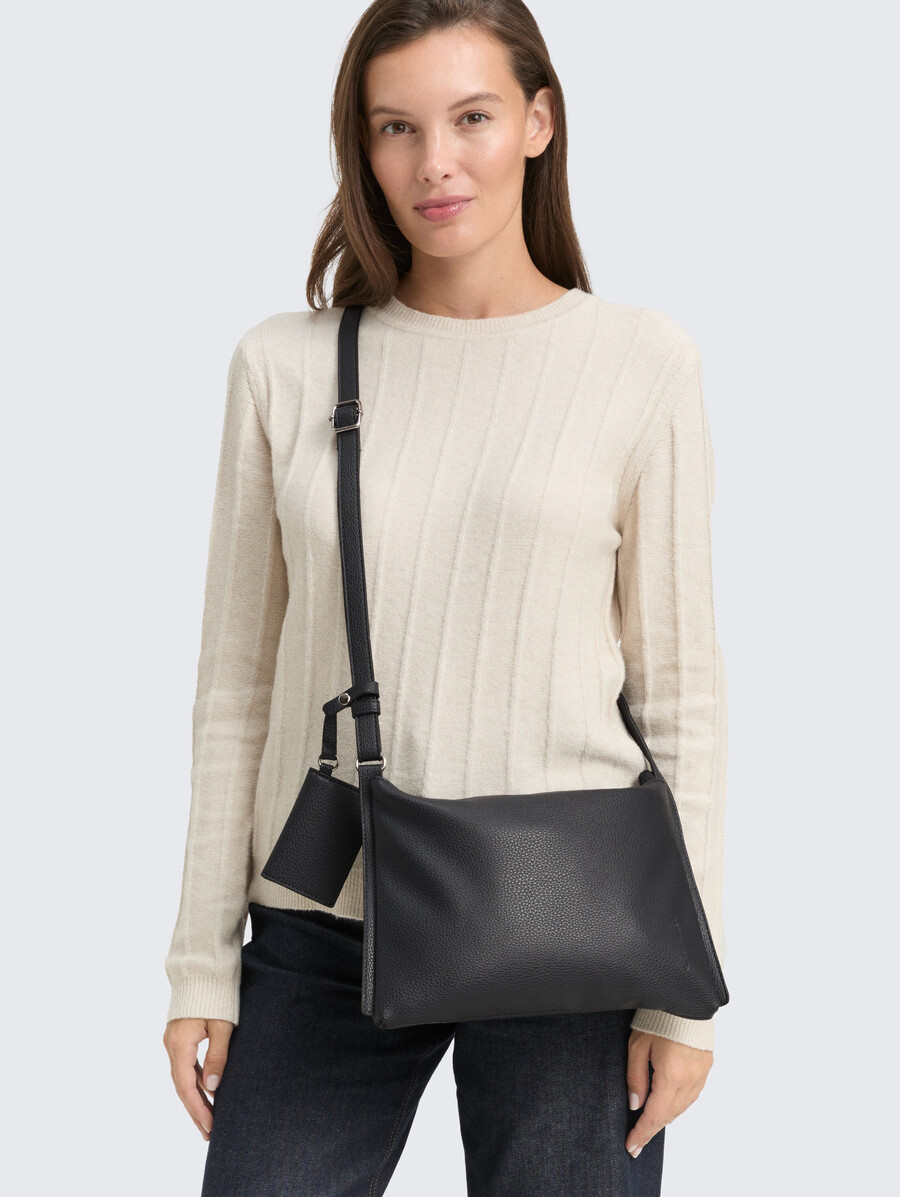 bolso de hombro ttamarea m con bolso colgante desmontable