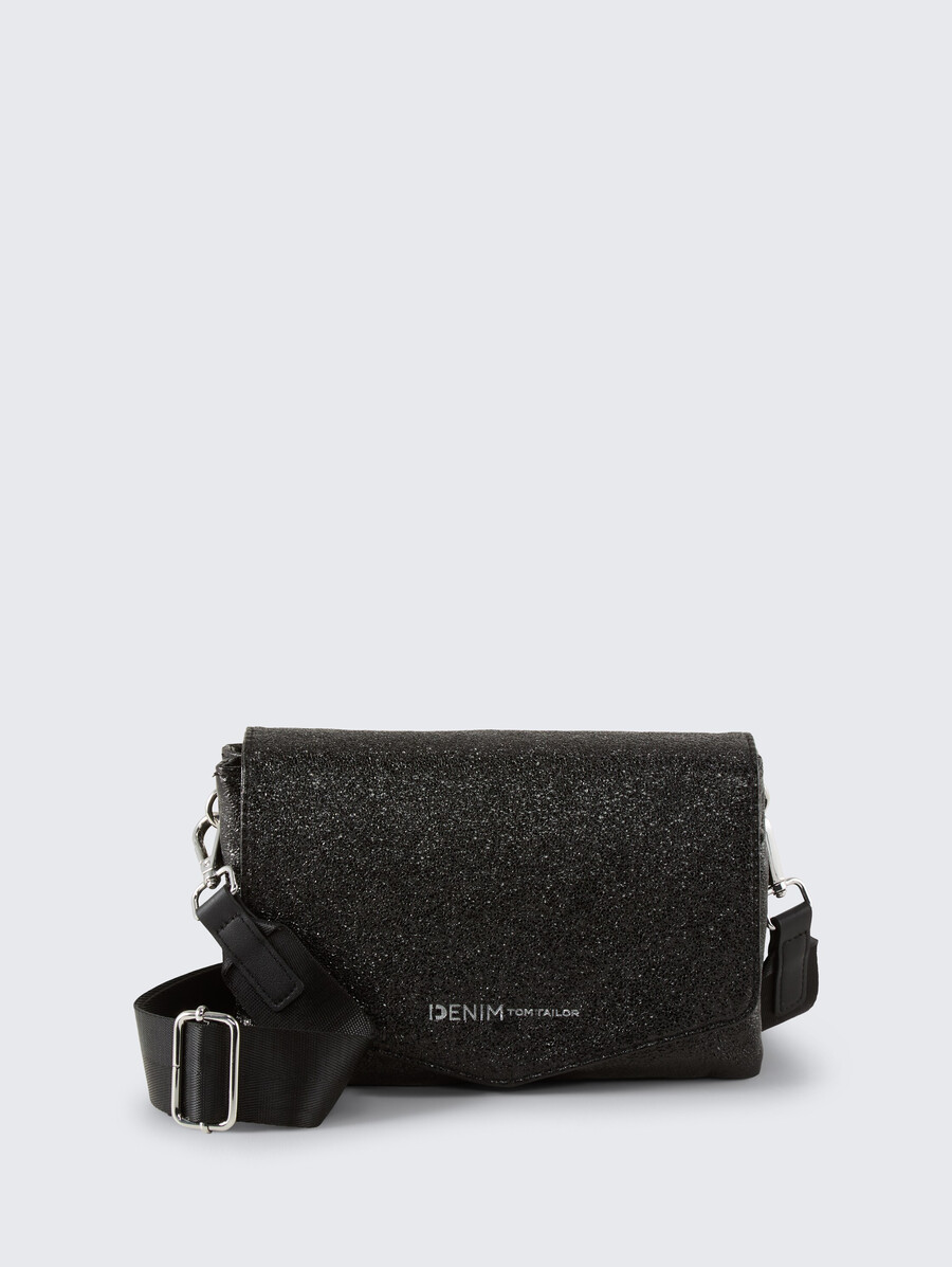 bolso de hombro ttquinn s con efecto brillante
