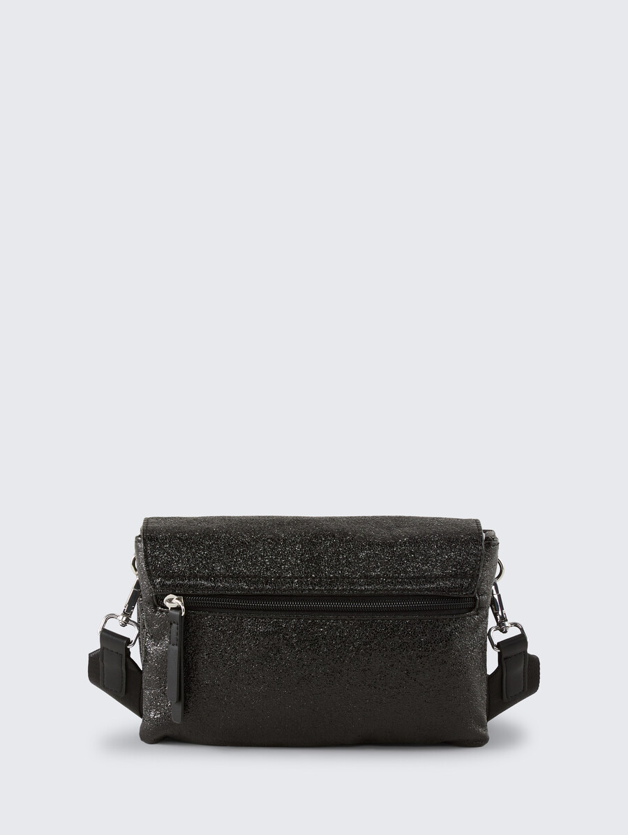 bolso de hombro ttquinn s con efecto brillante