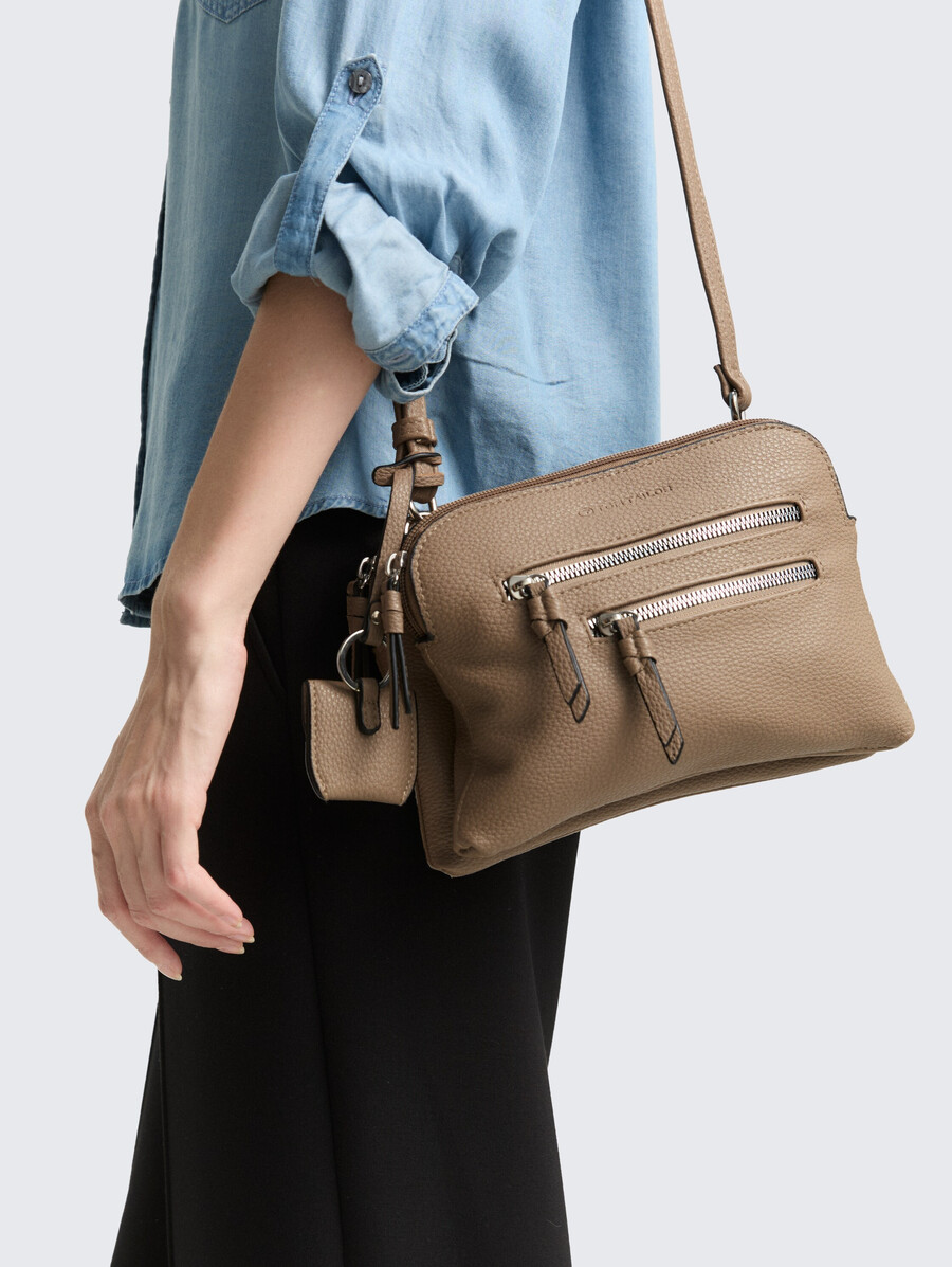 bolso de hombro ttwinona s con detalles de cremallera