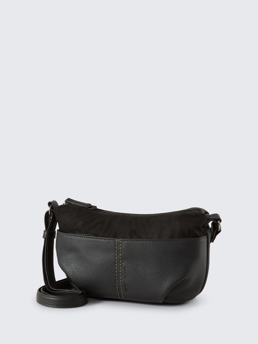 bolso de hombro ttmiha con mezcla de materiales