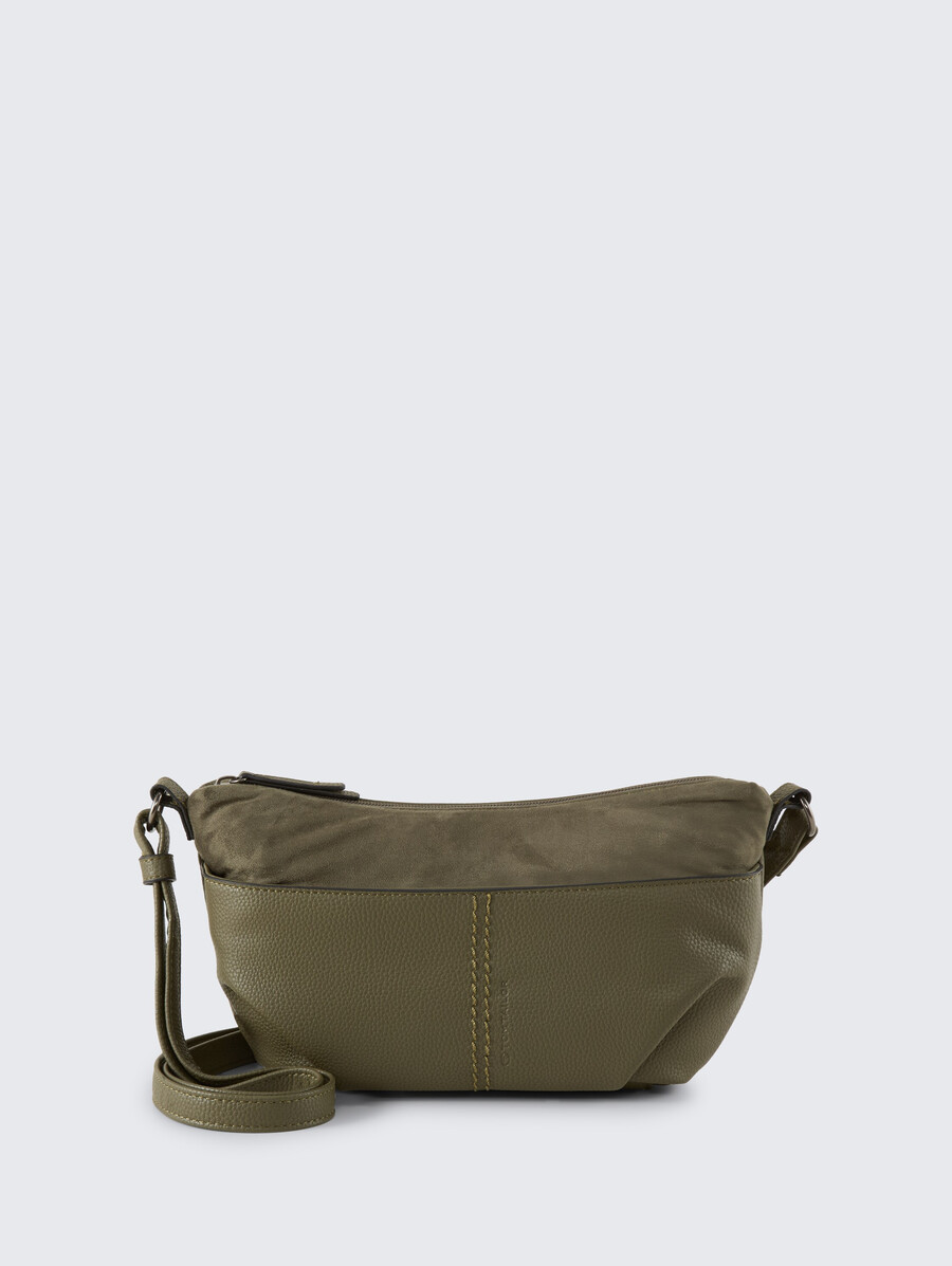 bolso de hombro ttmiha con mezcla de materiales