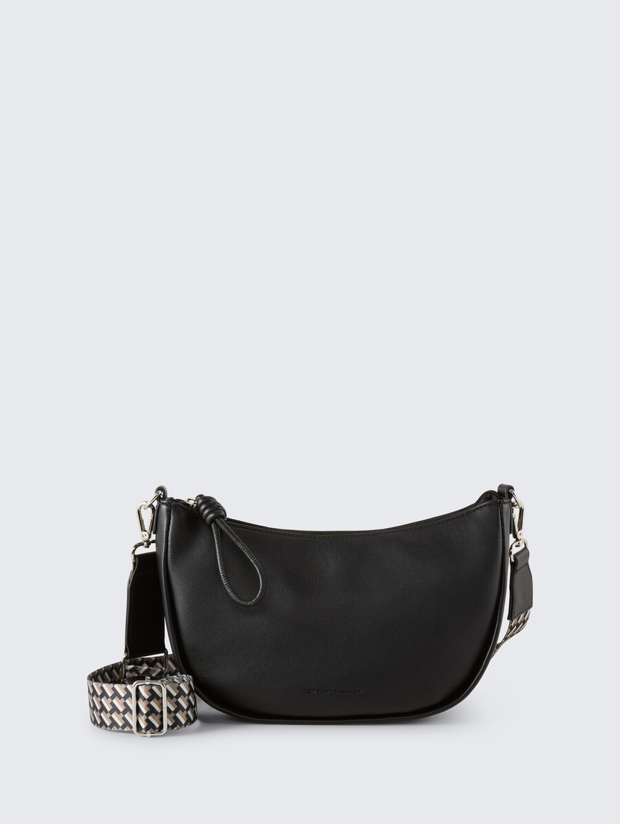 bolso de hombro tttatiana con correa tejida estampada