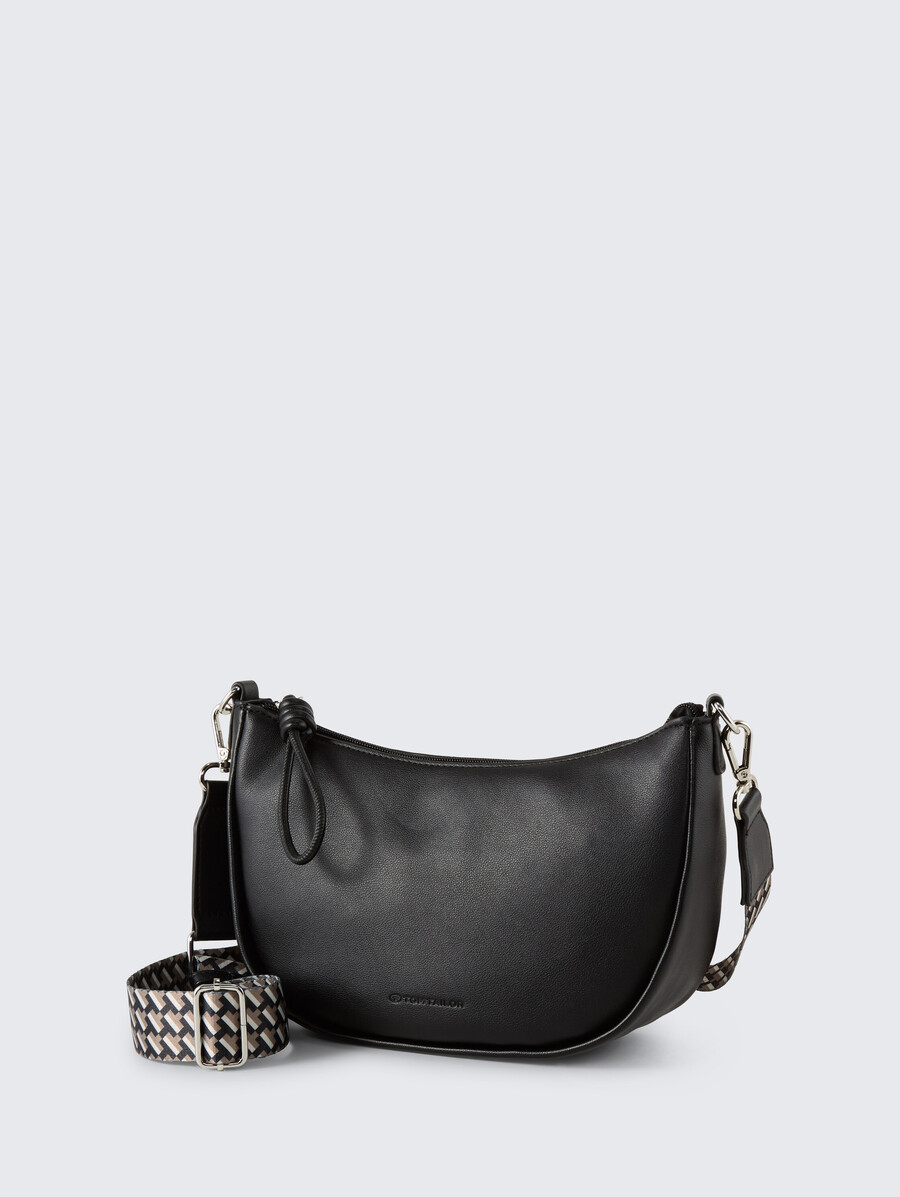 bolso de hombro tttatiana con correa tejida estampada