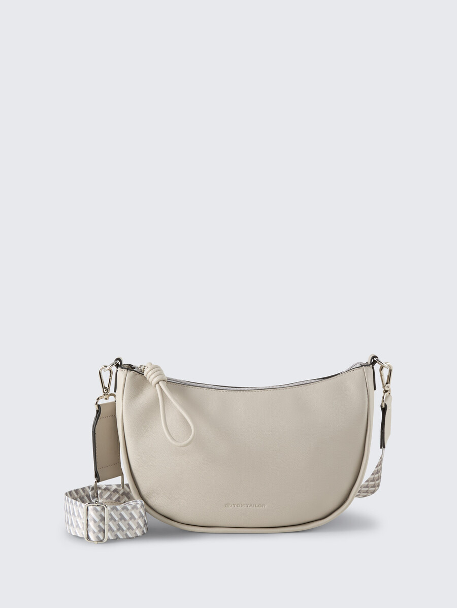 bolso de hombro tttatiana con correa tejida estampada