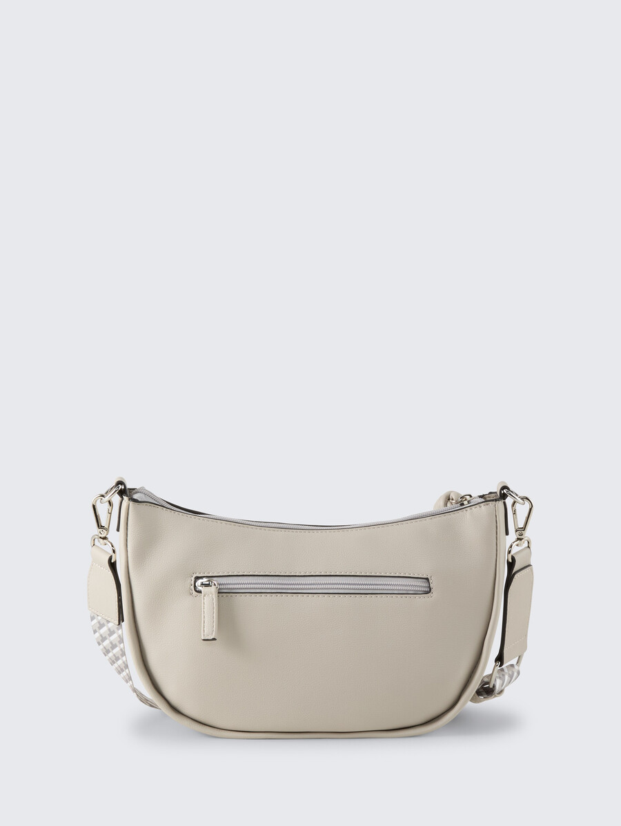 bolso de hombro tttatiana con correa tejida estampada