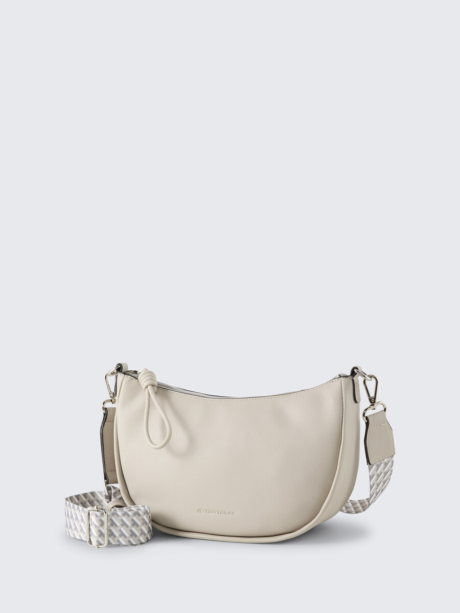 bolso de hombro tttatiana con correa tejida estampada