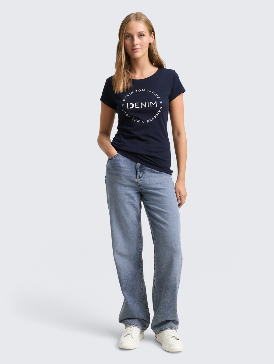 camiseta estampada en pack de 2
