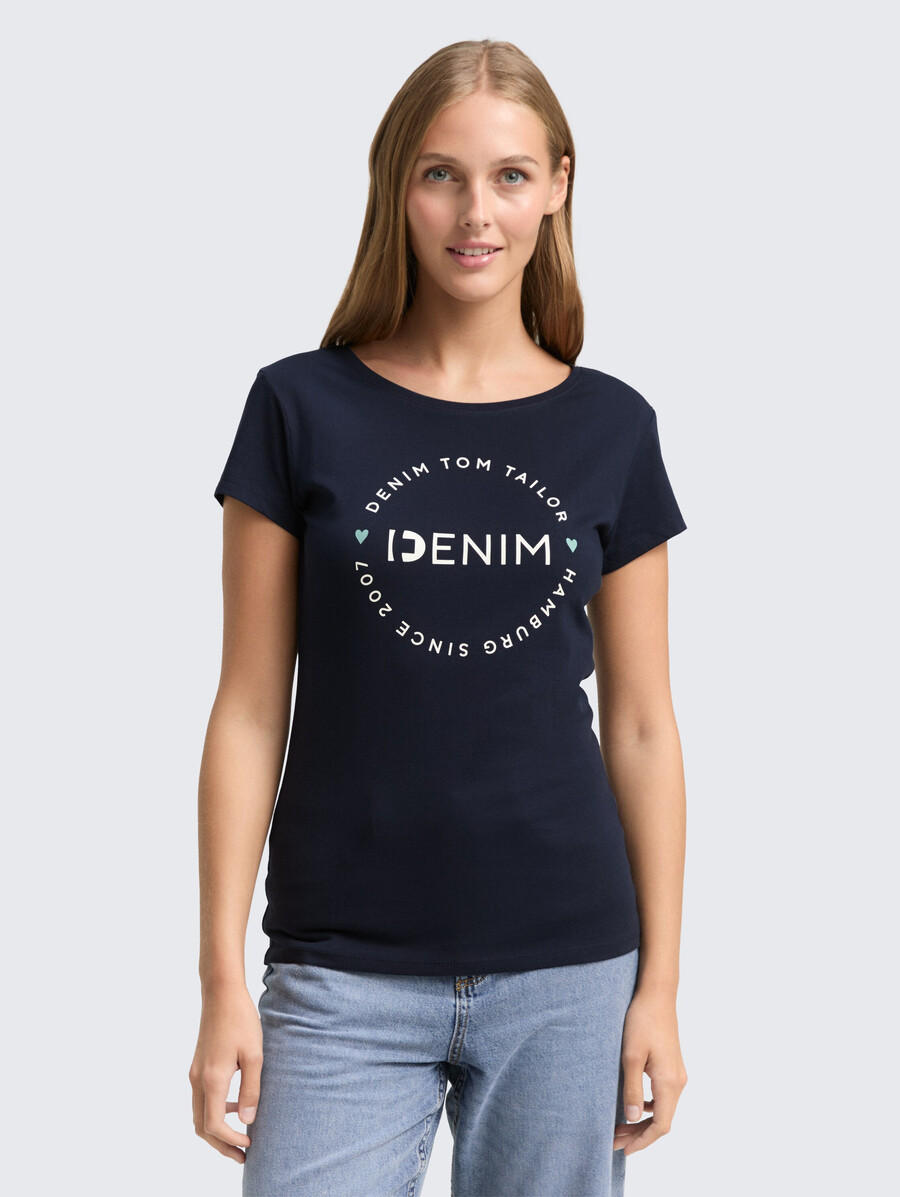 camiseta estampada en pack de 2