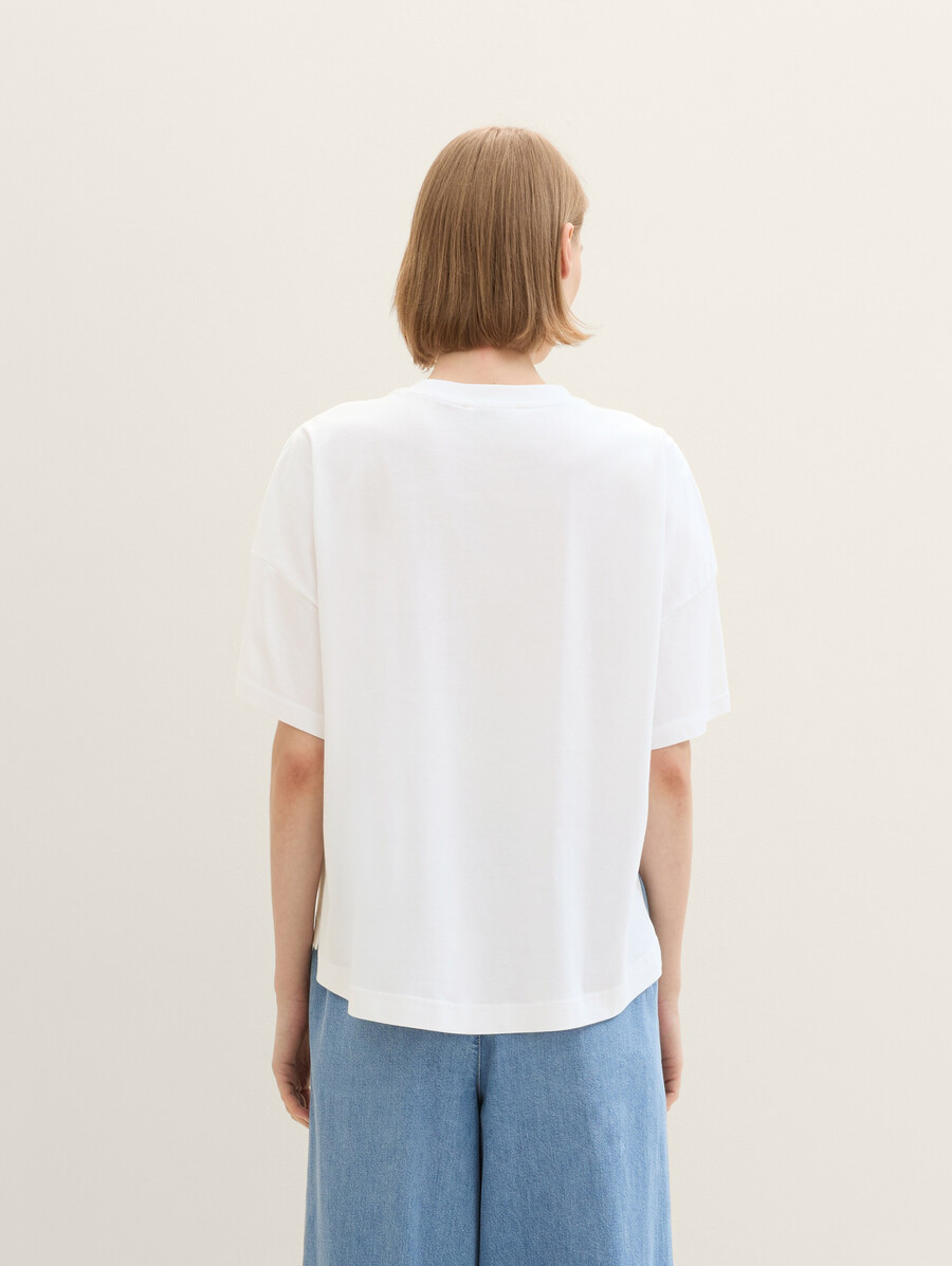 camiseta de algodón de gran tamaño
