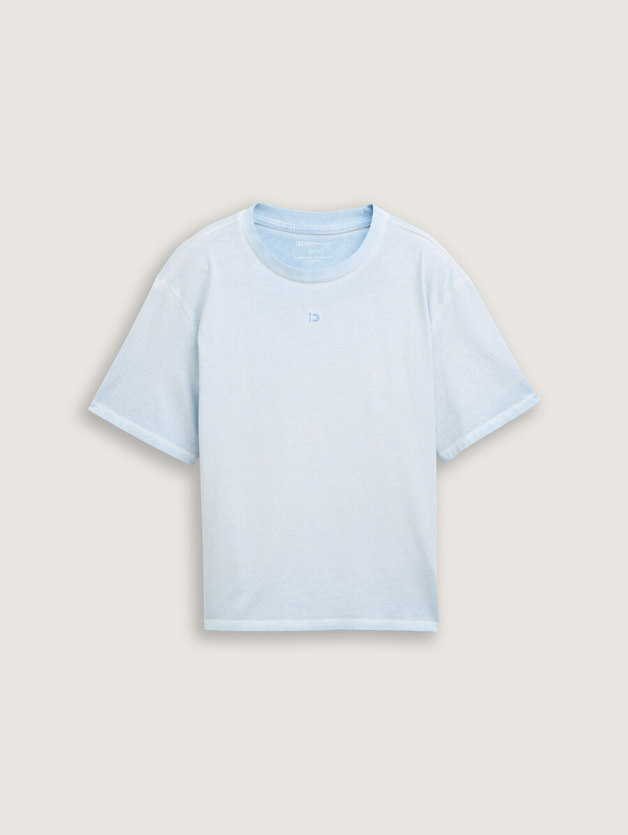 camiseta de corte cuadrado