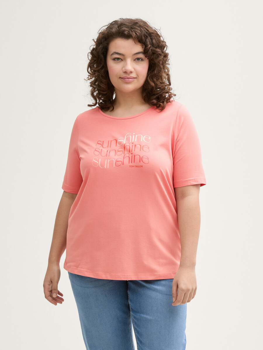 talla grande - camiseta con estampado