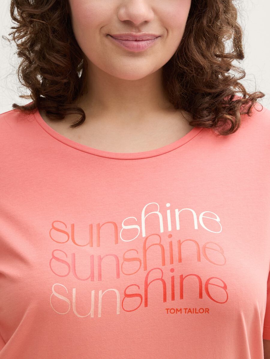 talla grande - camiseta con estampado