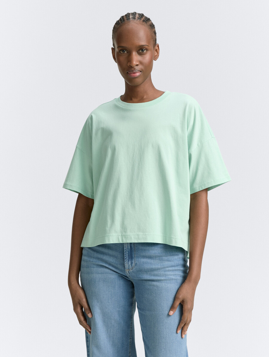 camiseta de algodón de gran tamaño