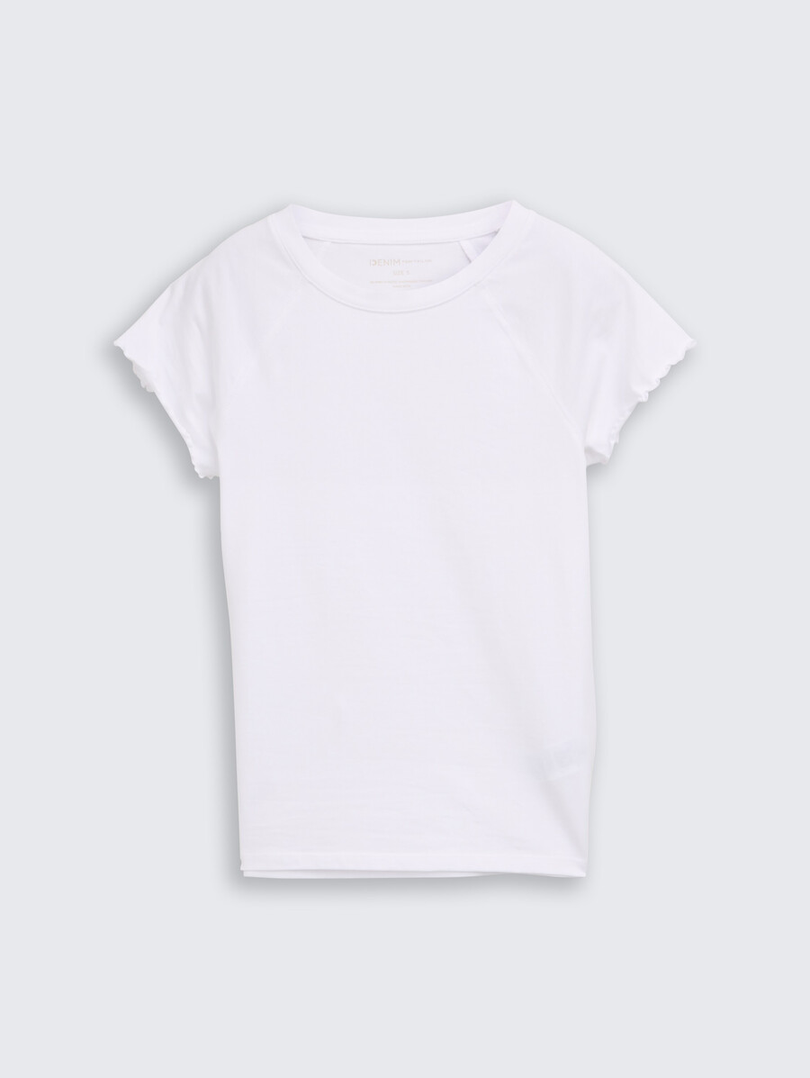 camiseta raglán de corte entallado