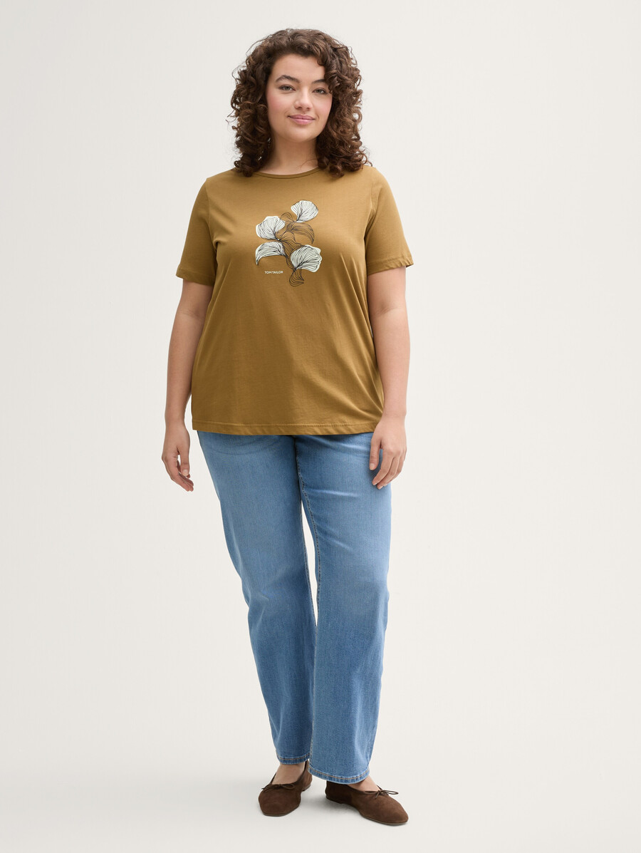talla grande - camiseta con estampado