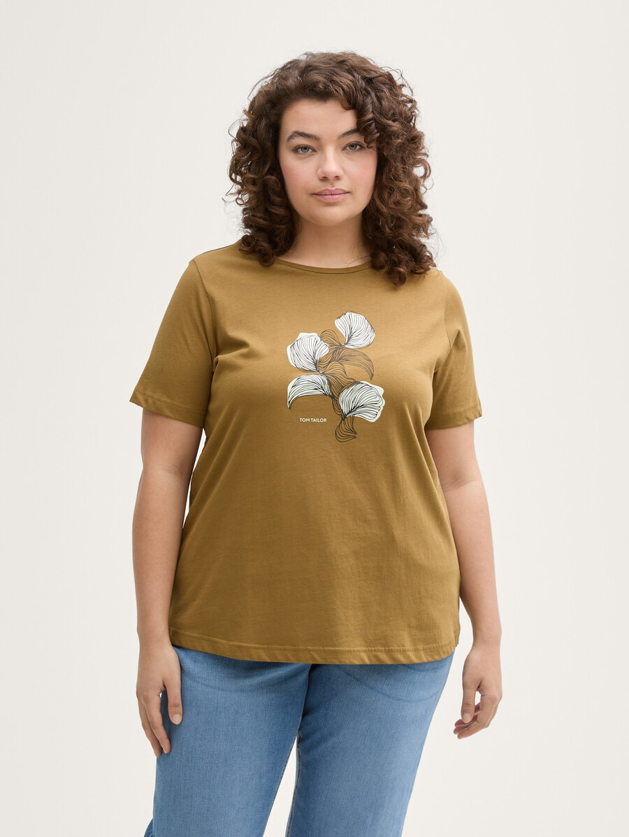 talla grande - camiseta con estampado