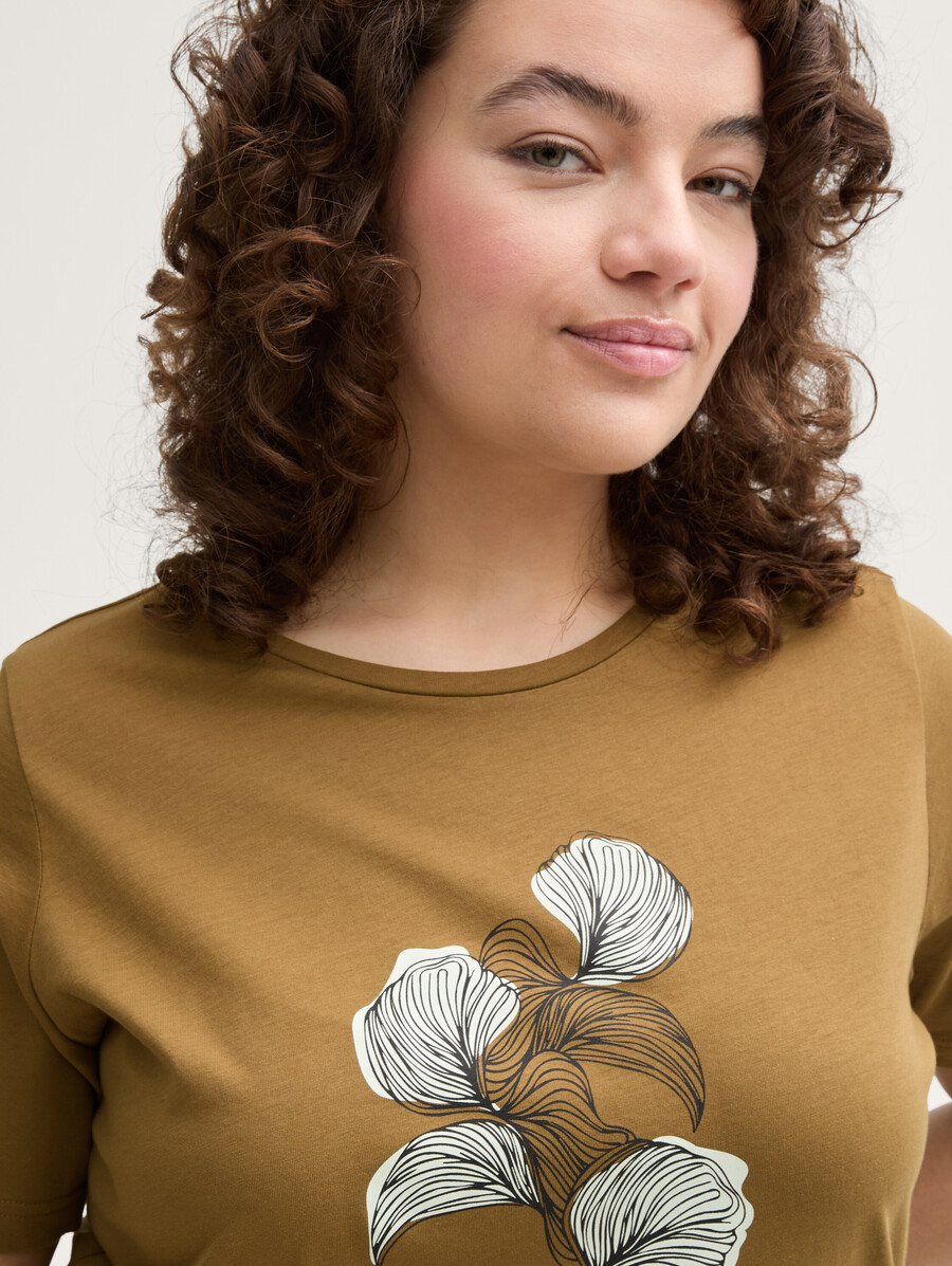 talla grande - camiseta con estampado