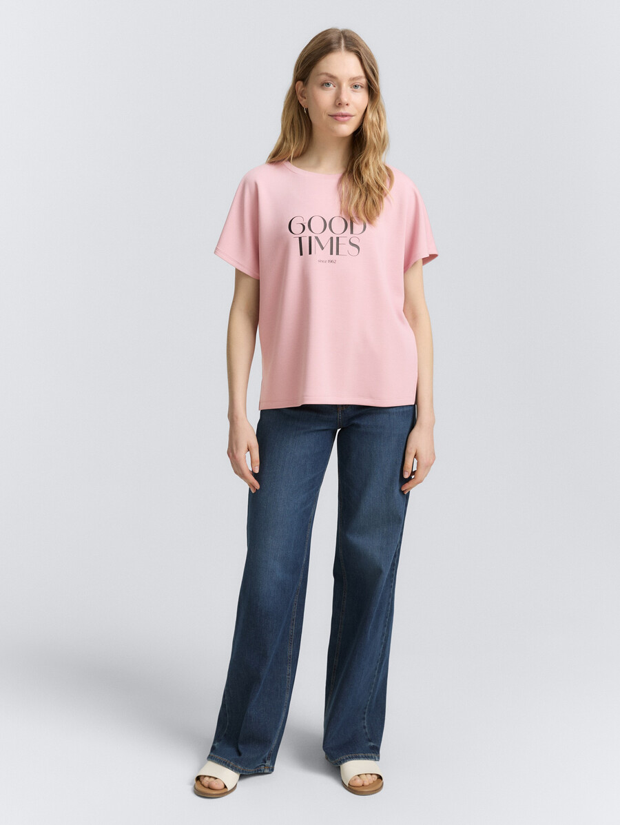camiseta holgada con estampado