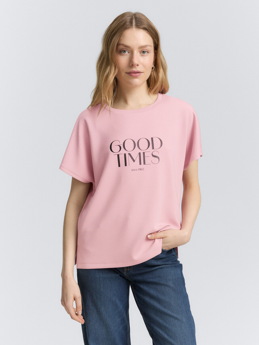 camiseta holgada con estampado