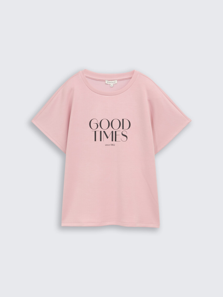 camiseta holgada con estampado