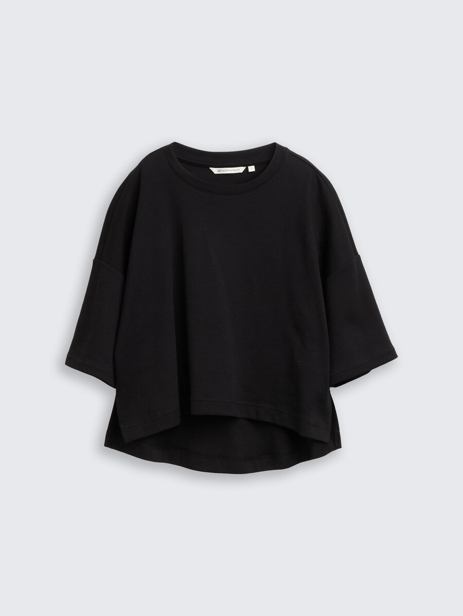 camiseta de corte cuadrado