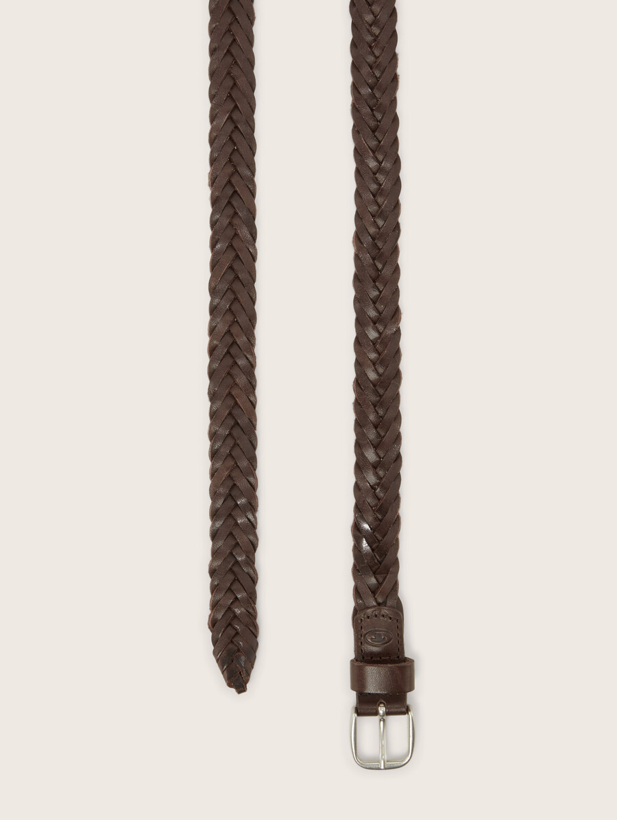 cinturón de piel trenzada ttclaudette