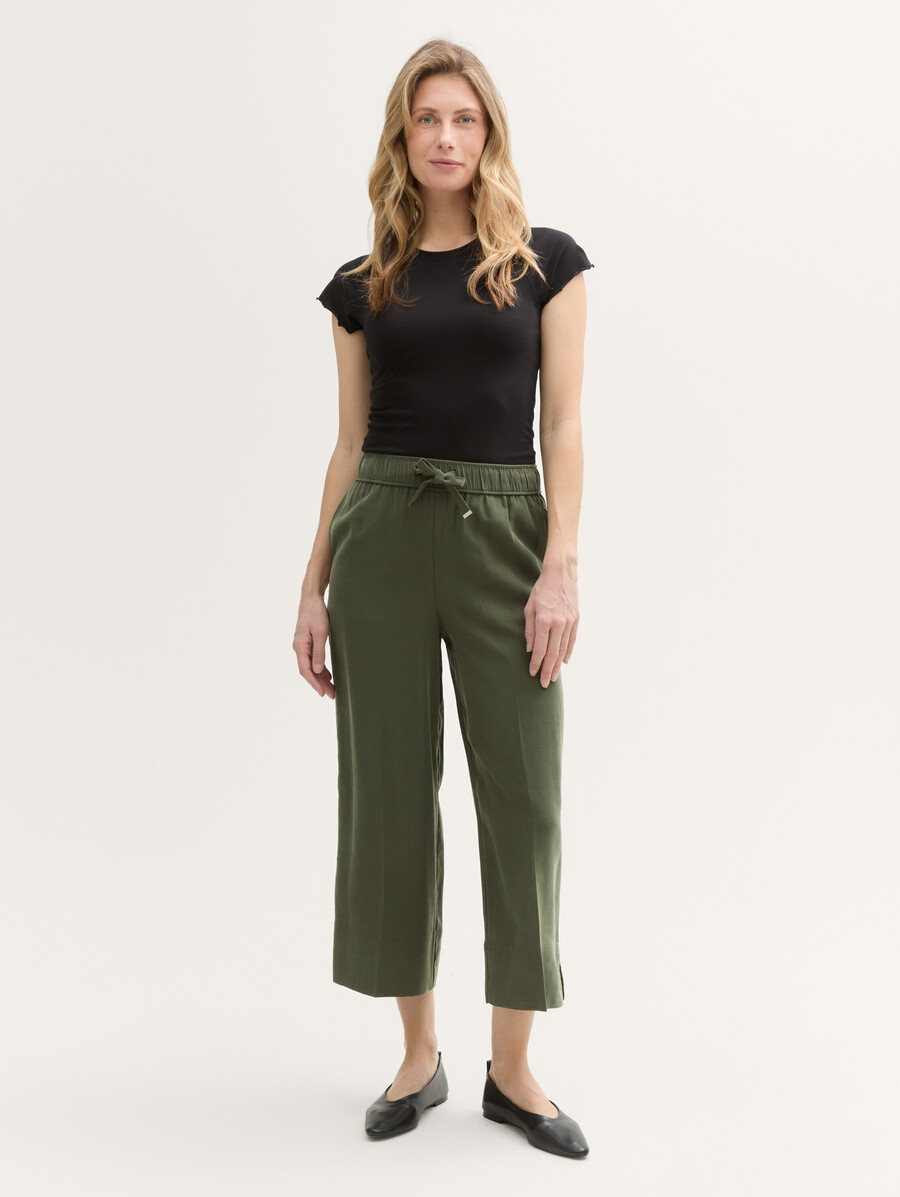culottes de cintura alta