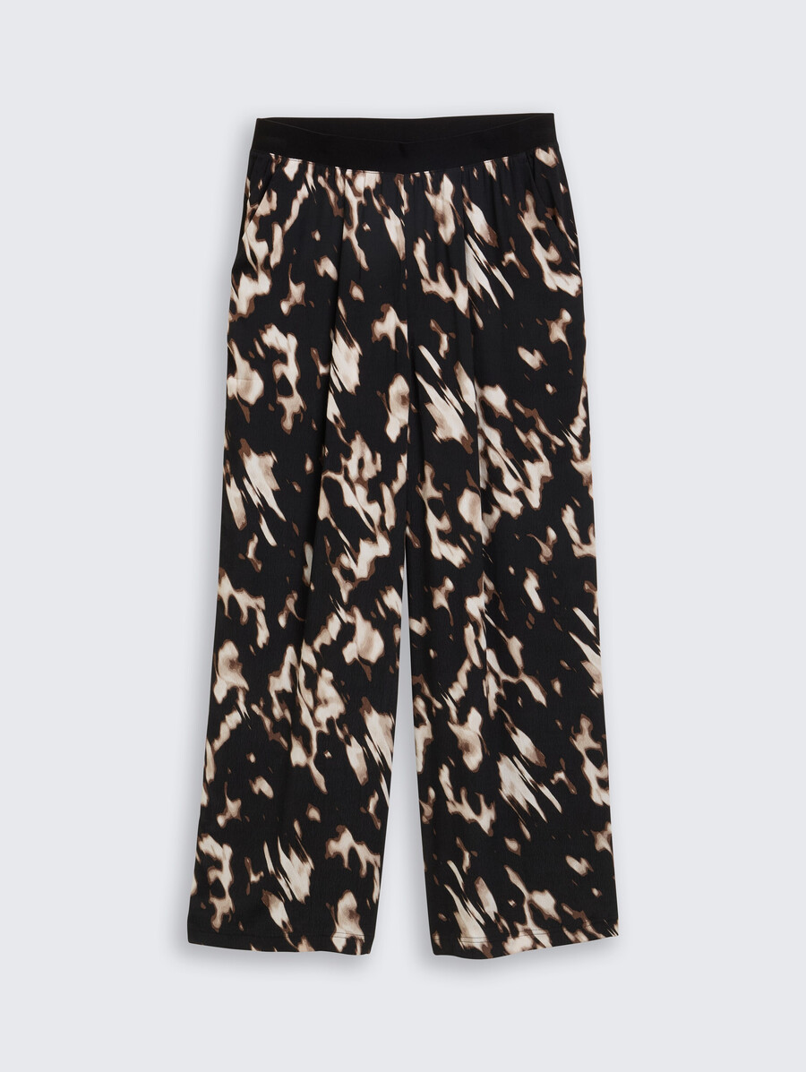 pantalón culotte con estampado