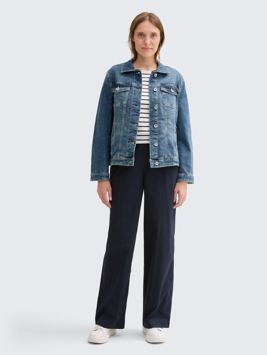 chaqueta vaquera con algodón reciclado