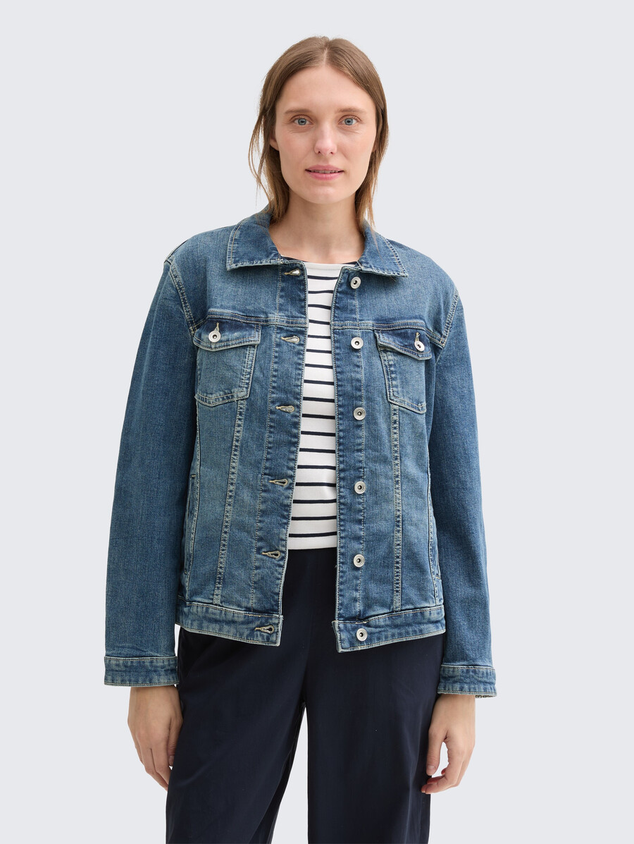 chaqueta vaquera con algodón reciclado