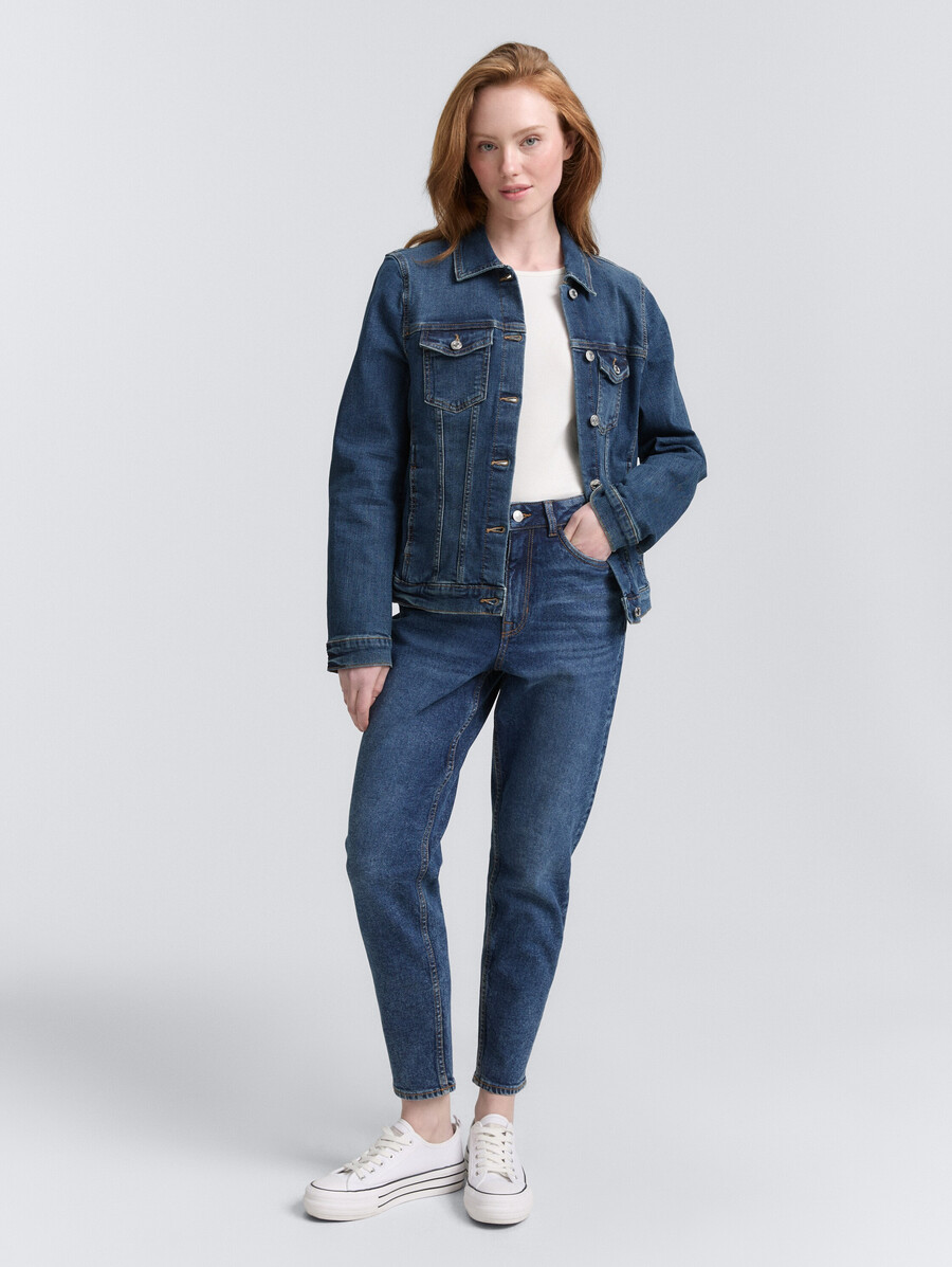 chaqueta vaquera con algodón orgánico