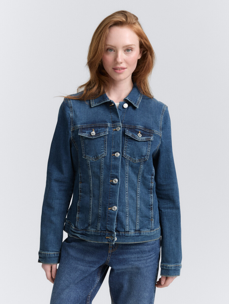 chaqueta vaquera con algodón orgánico