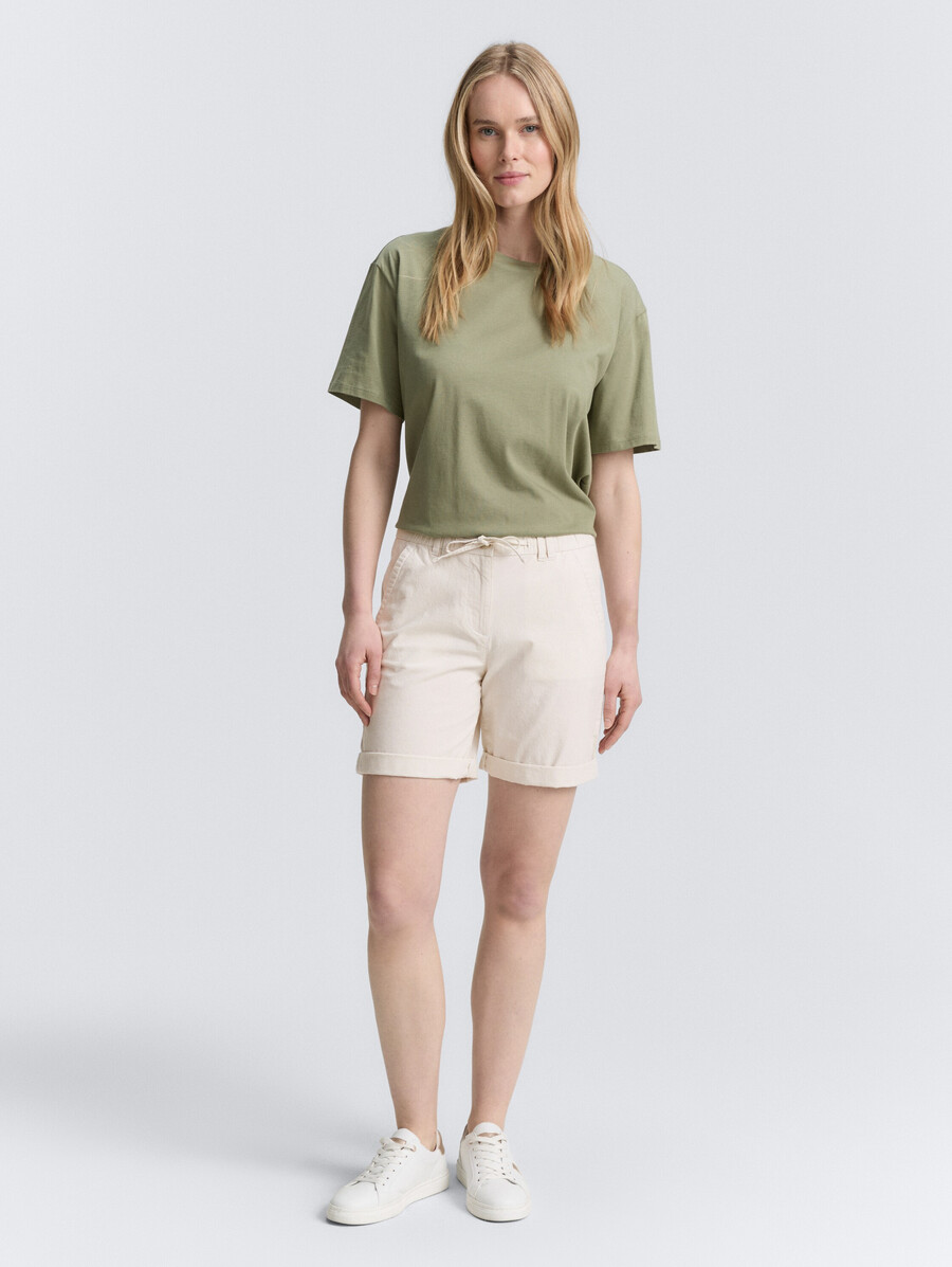 bermudas chinas con cordón
