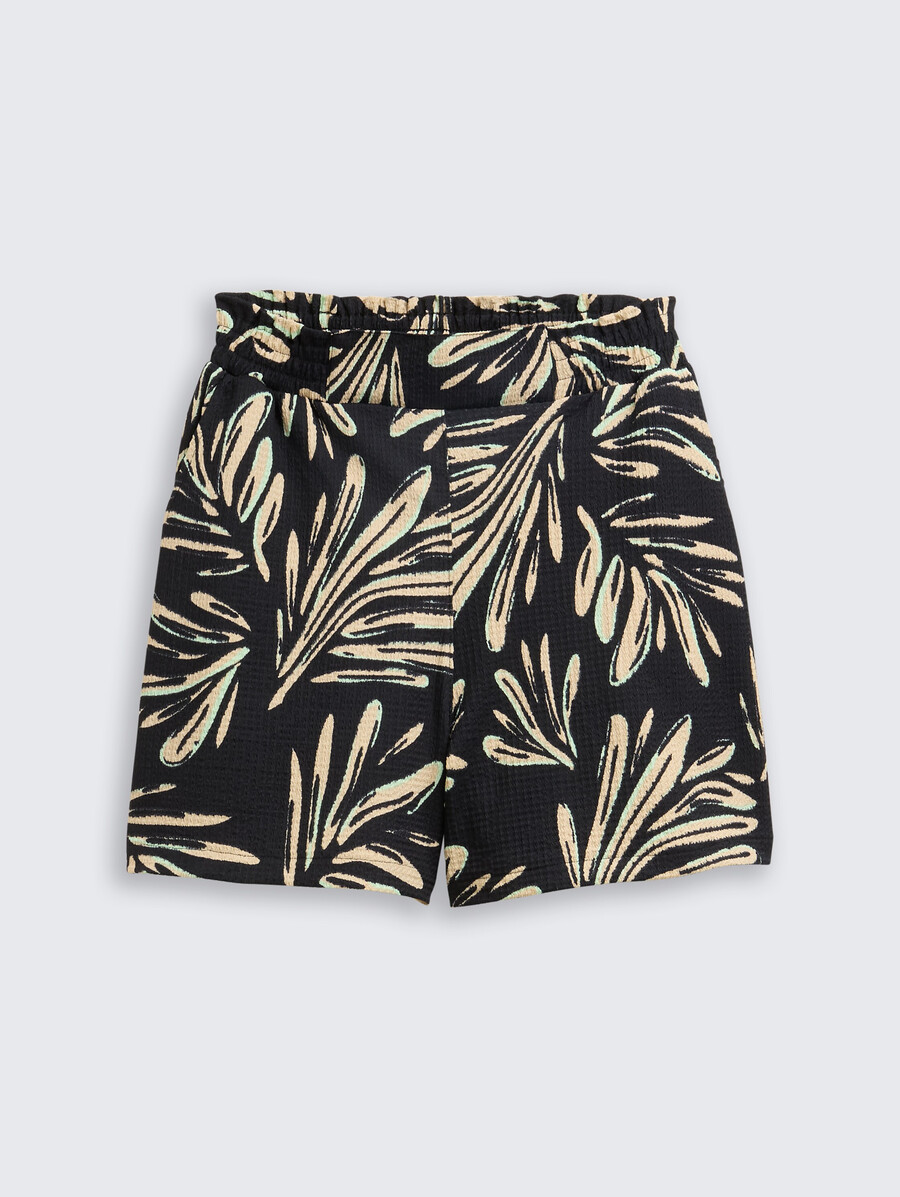 pantalones cortos de jacquard relajados