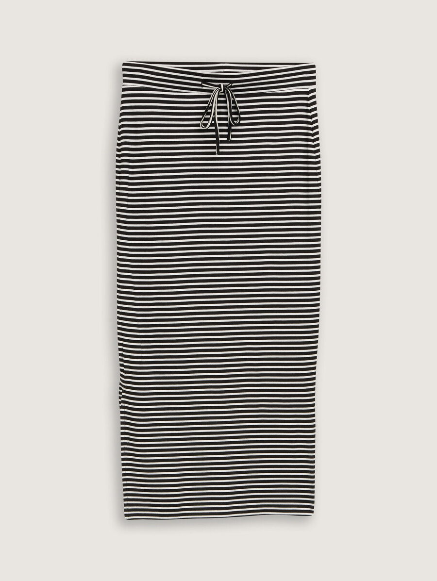 falda midi de jersey