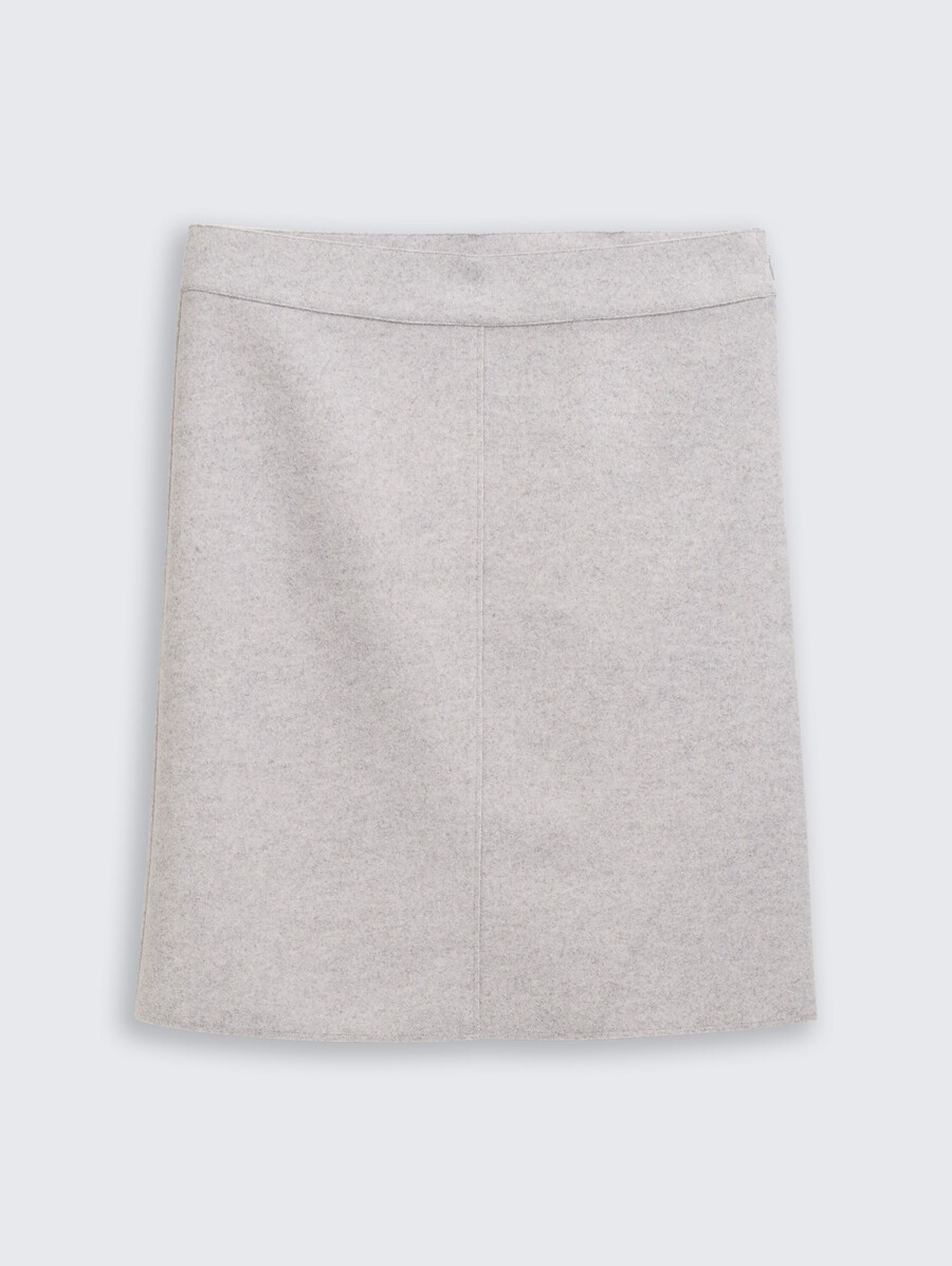 falda acogedora con aspecto jaspeado