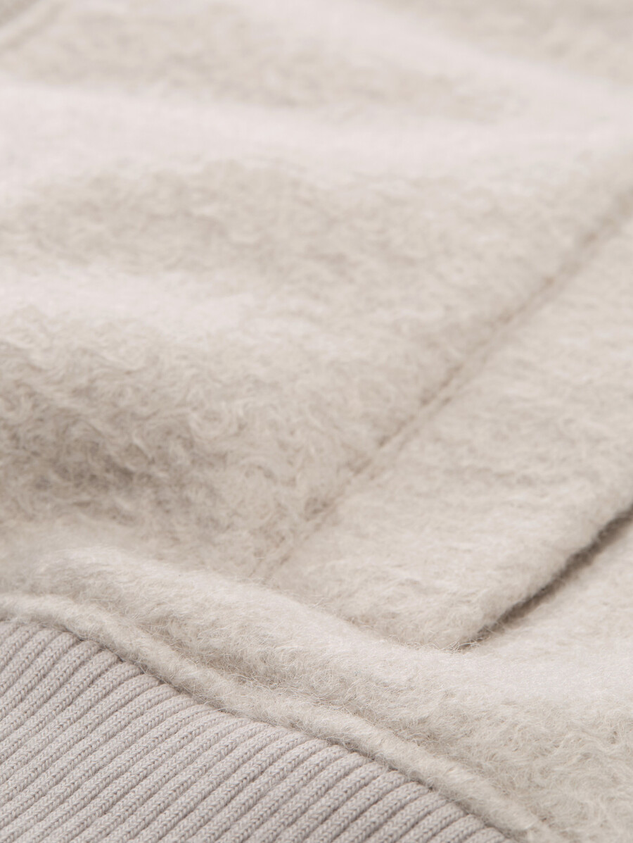 chaqueta bomber de bouclé