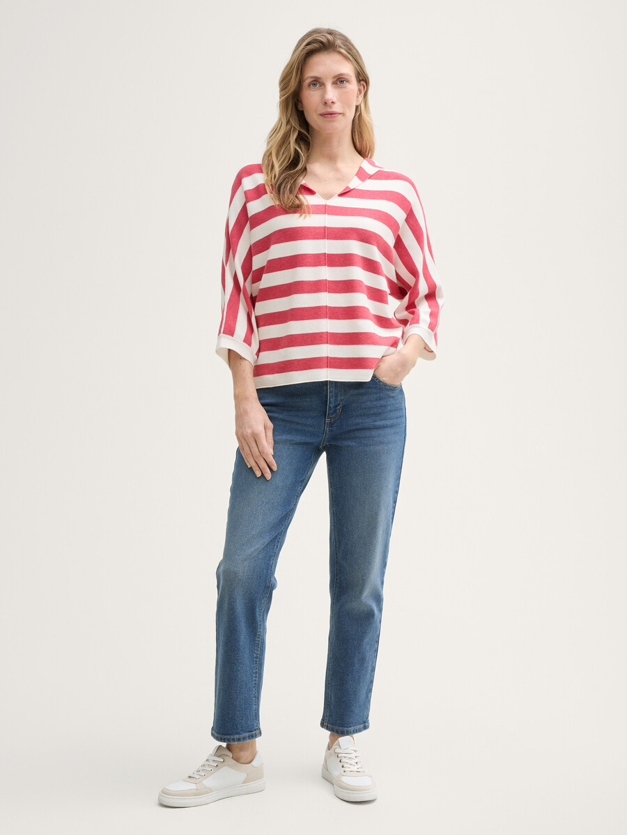 jersey de punto holgado con capucha