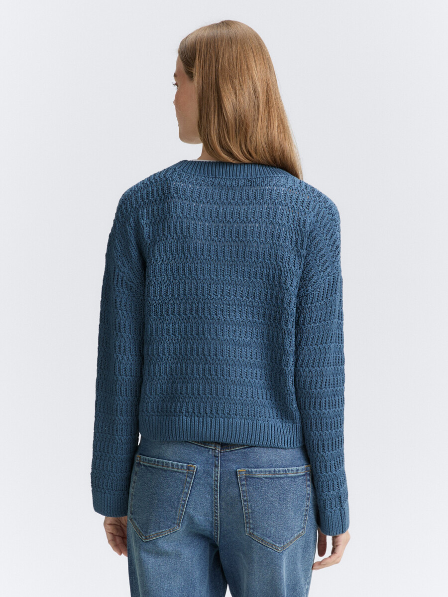 jersey de punto de corte relajado