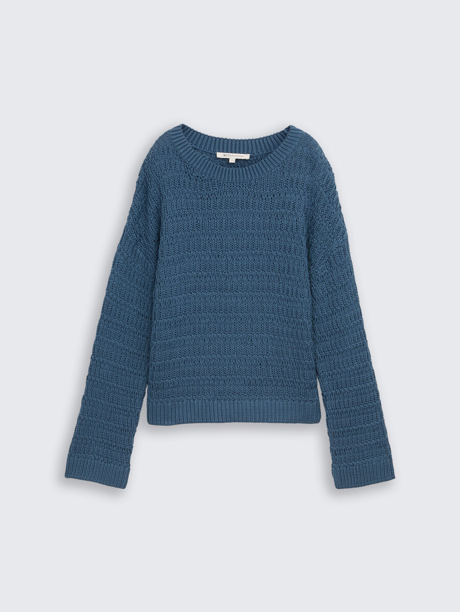 jersey de punto de corte relajado