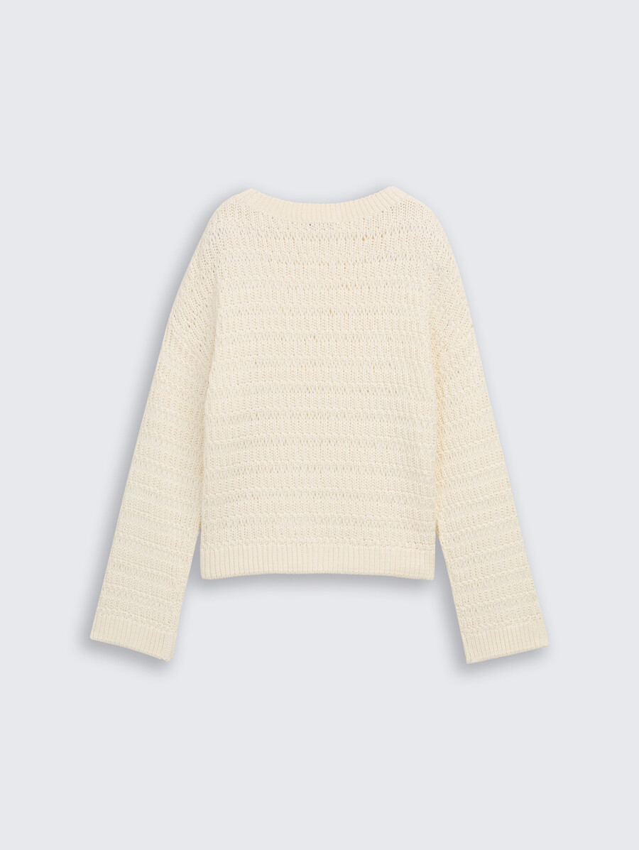 jersey de punto de corte relajado
