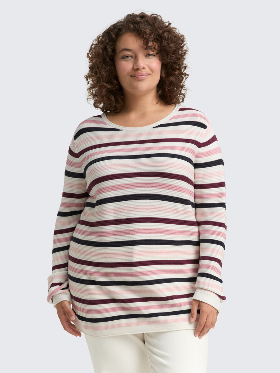 talla grande - jersey de punto de algodón orgánico